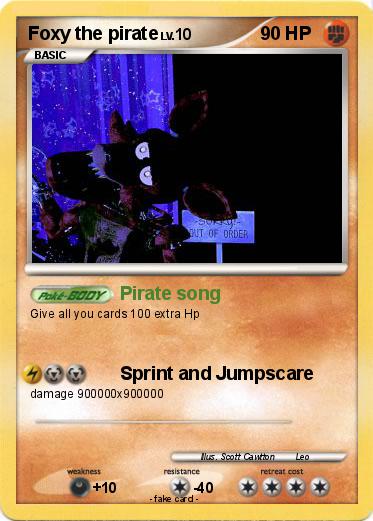 Pokemon Foxy the pirate