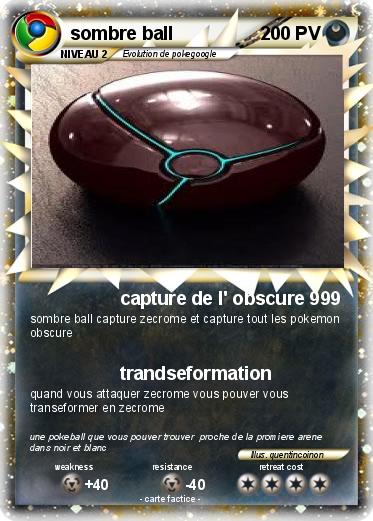 Pokemon sombre ball