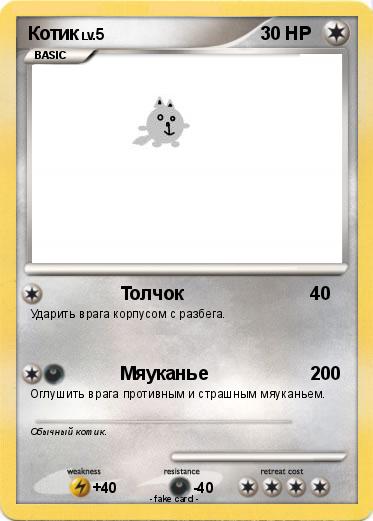 Pokemon Котик