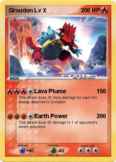 Pokemon Groudon Lv X