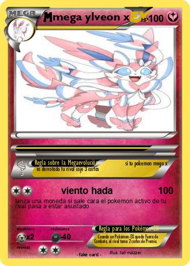 Pokemon mega ylveon x
