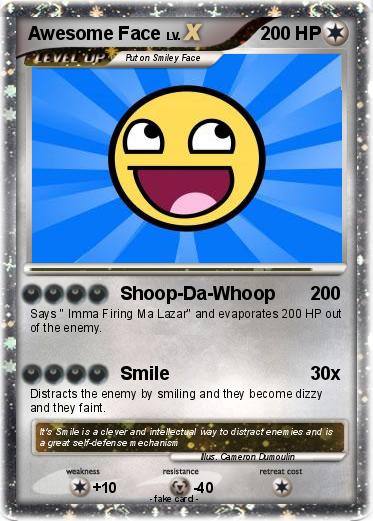 Pokemon Awesome Face