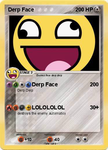 Pokemon Derp Face