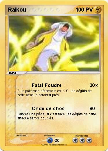 Pokemon Raikou