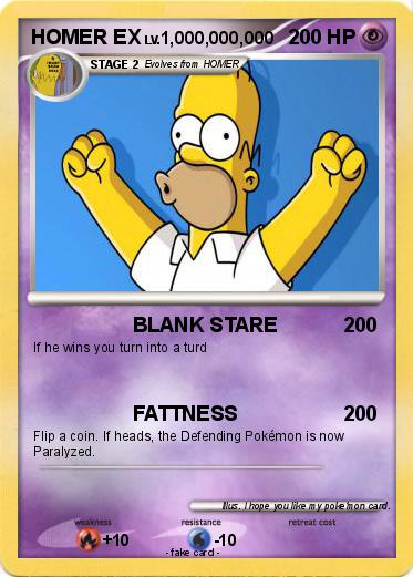 Pokemon HOMER EX