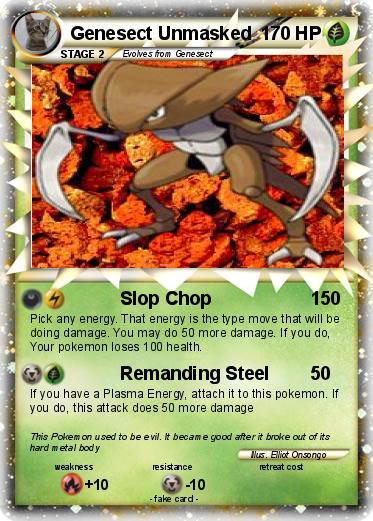 Pokemon Genesect Unmasked