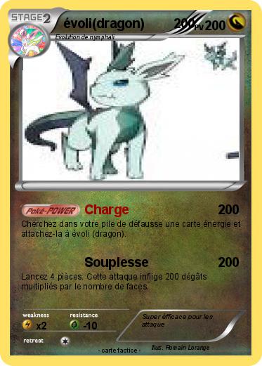 Pokemon évoli(dragon)        200
