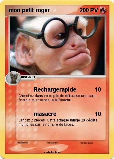 Pokemon mon petit roger