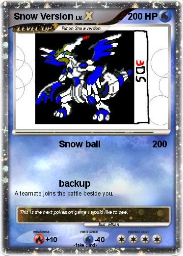 Pokemon Snow Version