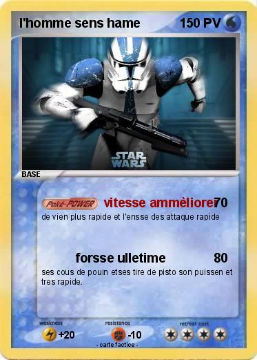 Pokemon l'homme sens hame