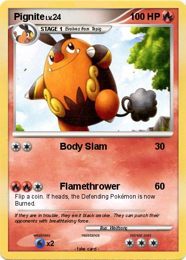 Pokemon Pignite