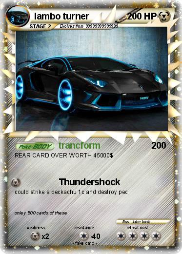 Pokemon lambo turner