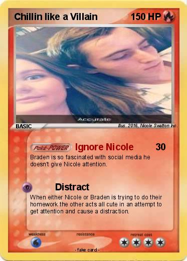 Pokemon Chillin like a Villain