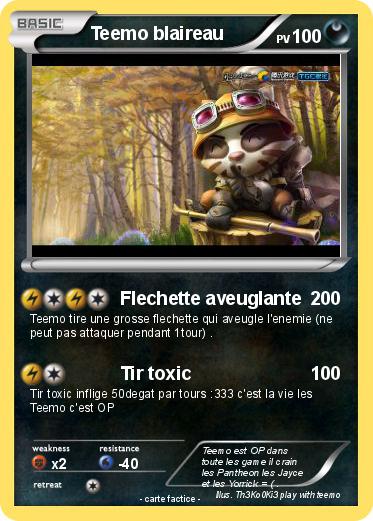 Pokemon Teemo blaireau