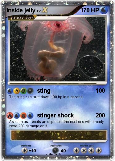 Pokemon inside jelly