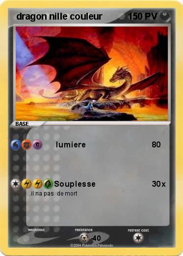 Pokemon  dragon nille couleur