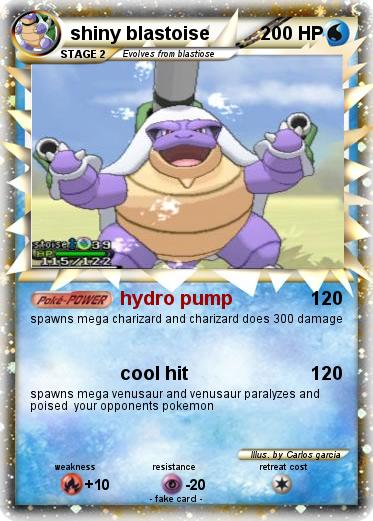 Pokemon shiny blastoise