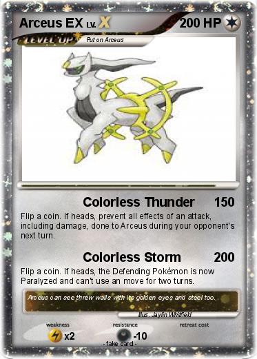 Pokemon Arceus EX