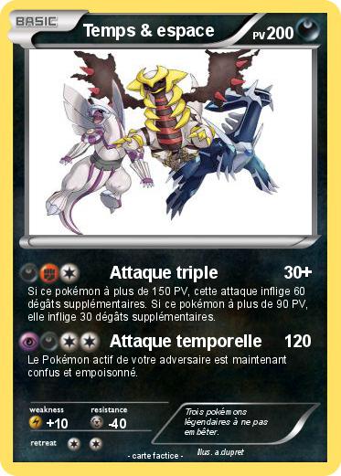 Pokemon Temps & espace