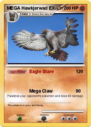 Pokemon MEGA Hawkjerwad EX