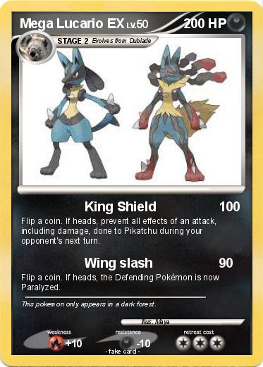 Pokemon Mega Lucario EX