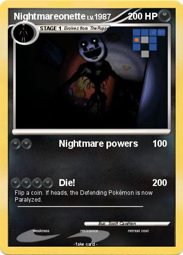 Pokemon Nightmareonette