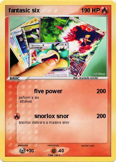 Pokemon fantasic six
