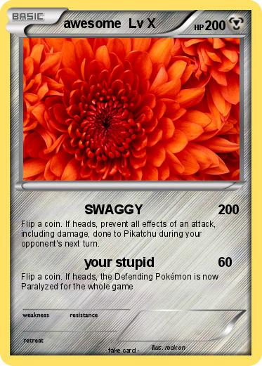 Pokemon awesome  Lv X