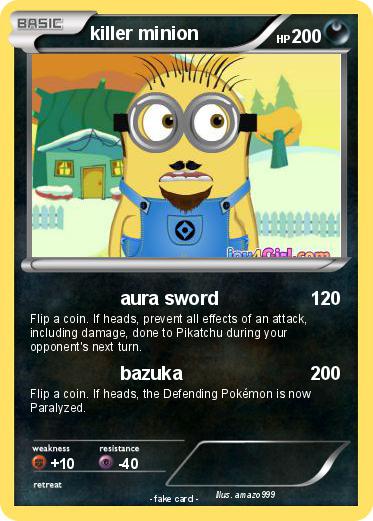 Pokemon killer minion