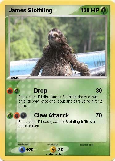 Pokemon James Slothling