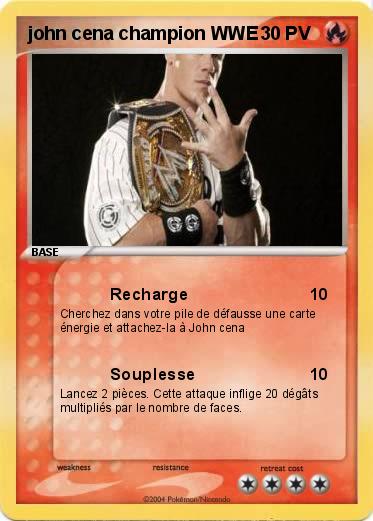 Pokemon john cena champion WWE