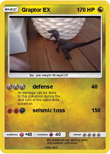 Pokemon Graptor EX