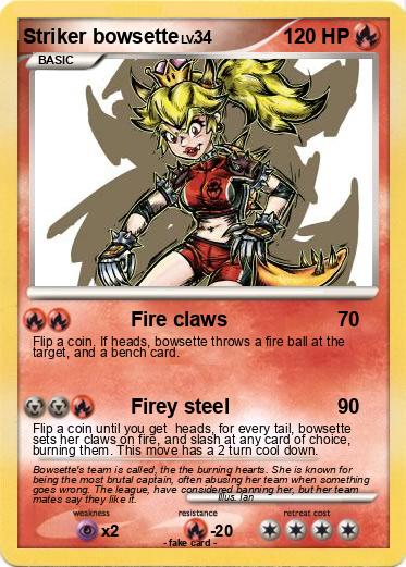 Pokemon Striker bowsette