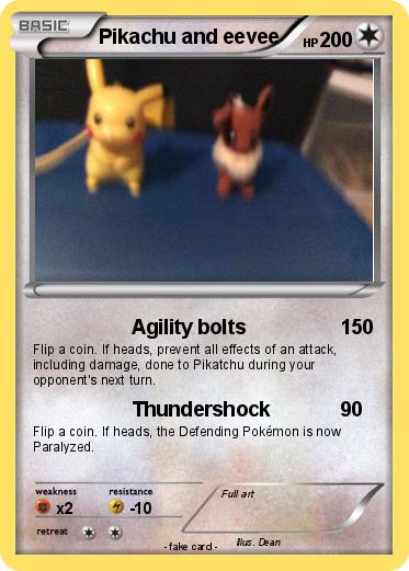 Pokemon Pikachu and eevee