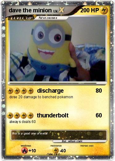 Pokemon dave the minion