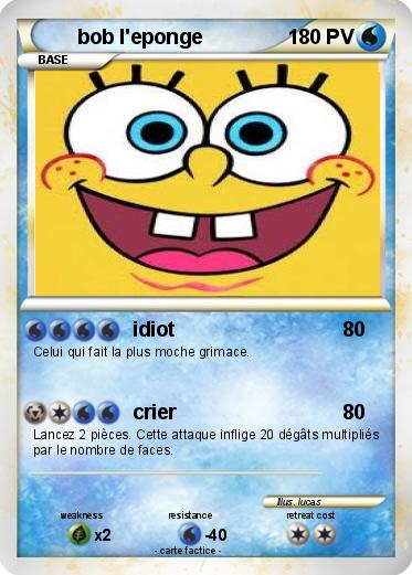 Pokemon bob l'eponge