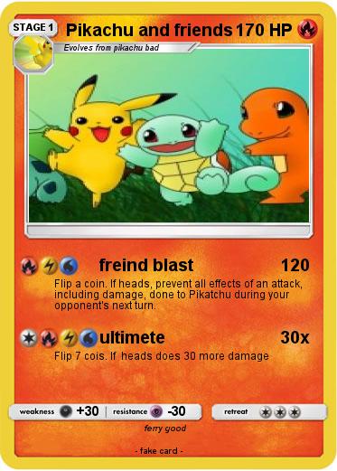 Pokemon Pikachu and friends