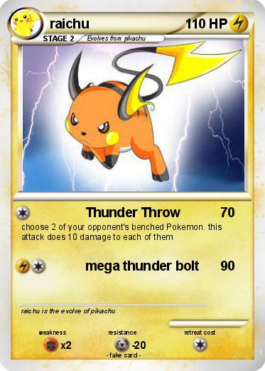 Pokemon raichu
