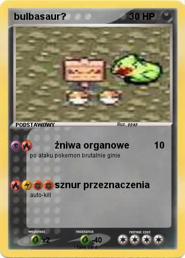 Pokemon bulbasaur?