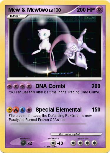 Pokemon Mew & Mewtwo