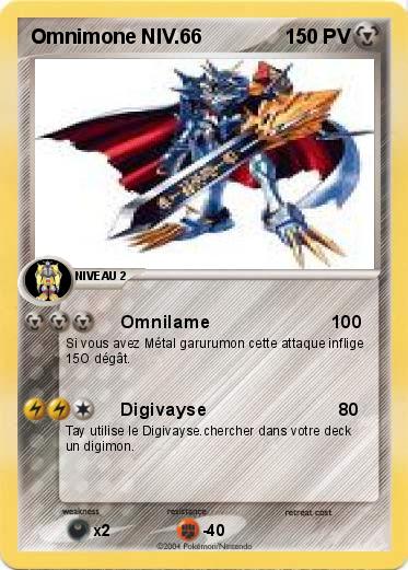 Pokemon Omnimone NIV.66