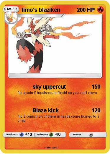 Pokemon timo's blaziken
