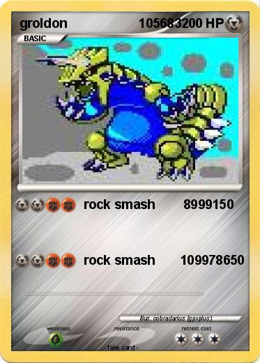 Pokemon groldon                    105683