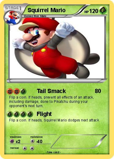 Pokemon Squirrel Mario