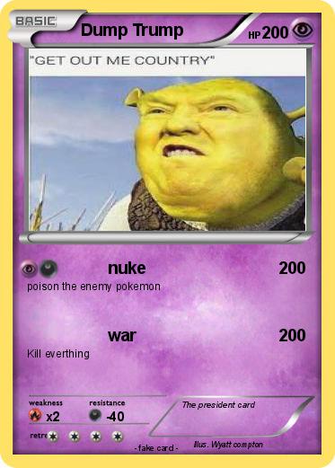 Pokemon Dump Trump