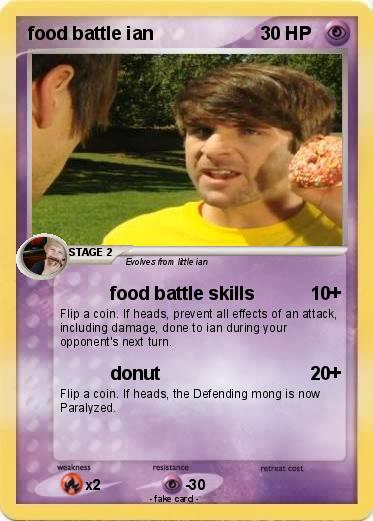 Pokemon food battle ian