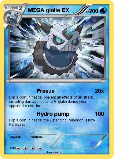 Pokemon MEGA glalie EX