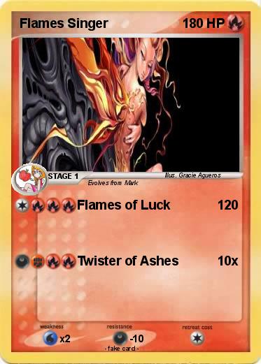 Pokemon Flames Singer
