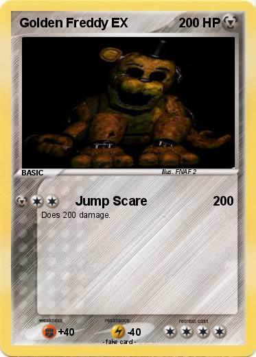 Pokemon Golden Freddy EX