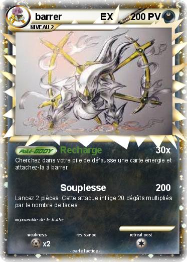 Pokemon barrer               EX